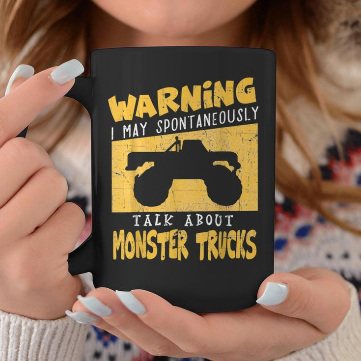 Monster TruckApparel For Big Trucks Crushing Car Fans Coffee Mug Unique Gifts
