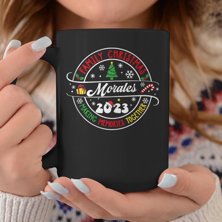 Morales Family Name Christmas Matching Surname Xmas 2023 Coffee Mug Funny Gifts