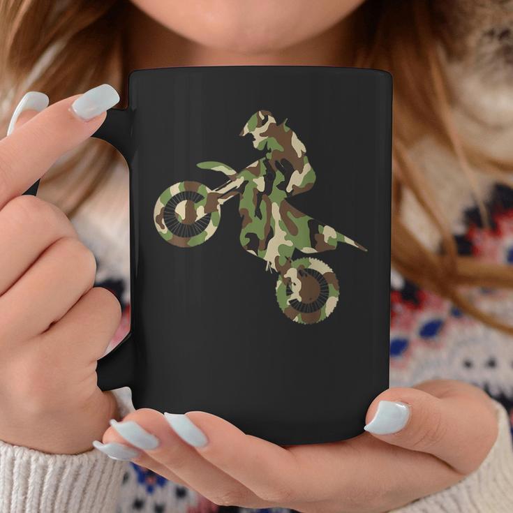 Motocross Dirt Bike Racing Camo Camouflage Boys Coffee Mug Unique Gifts