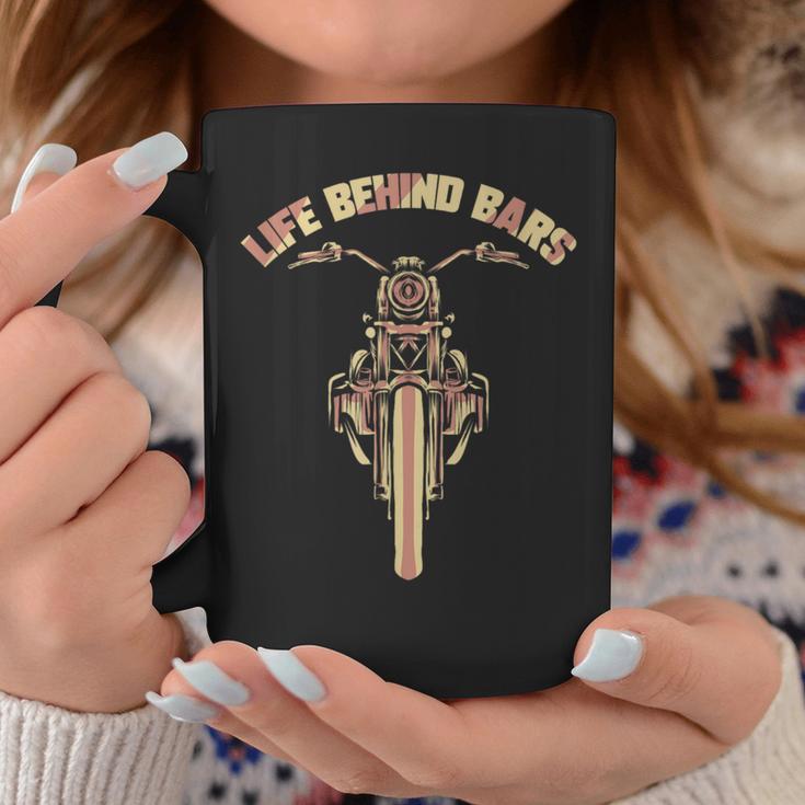 Motorcycle Rider Motorcycle Biker Behind Bars Vintage Coffee Mug Unique Gifts