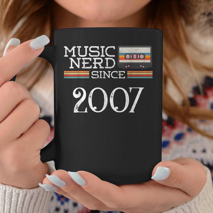 Music Nerd Since 2007 13Th Birthday Music Lover Musical Coffee Mug Unique Gifts