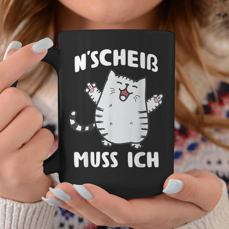 N Scheis Muss Ich Cat Nen Scheiss Tassen Lustige Geschenke