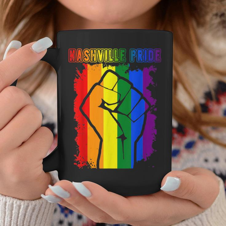 Nashville Lgbt Pride Month Lgbtq Rainbow Flag For Gay Coffee Mug Unique Gifts