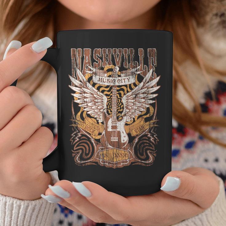 Nashville Tennessee Guitar Country Music City Guitarist Coffee Mug Unique Gifts