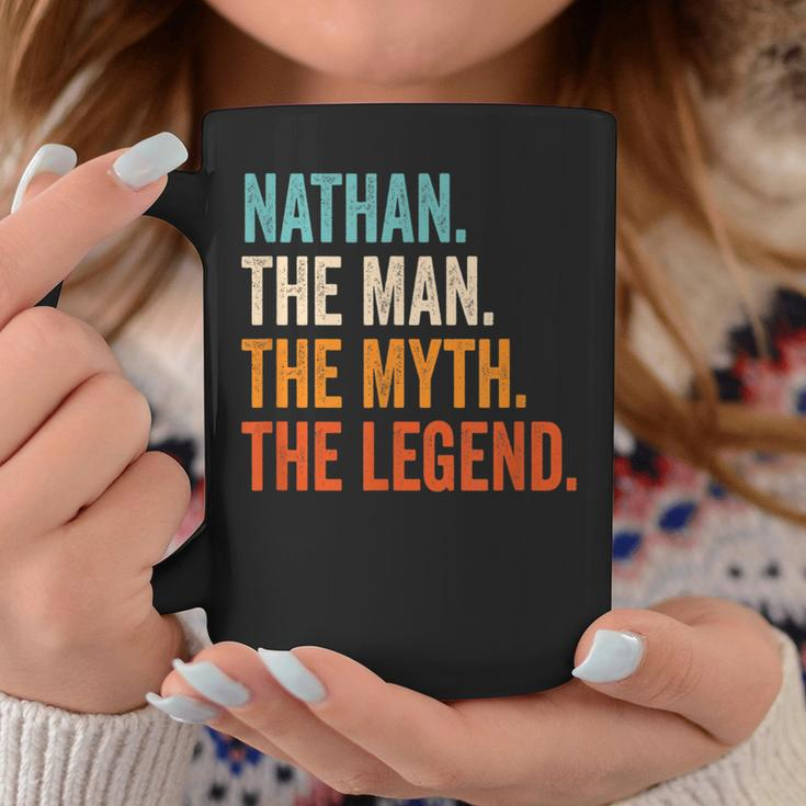 Nathan The Man The Myth The Legend First Name Nathan Coffee Mug Funny Gifts