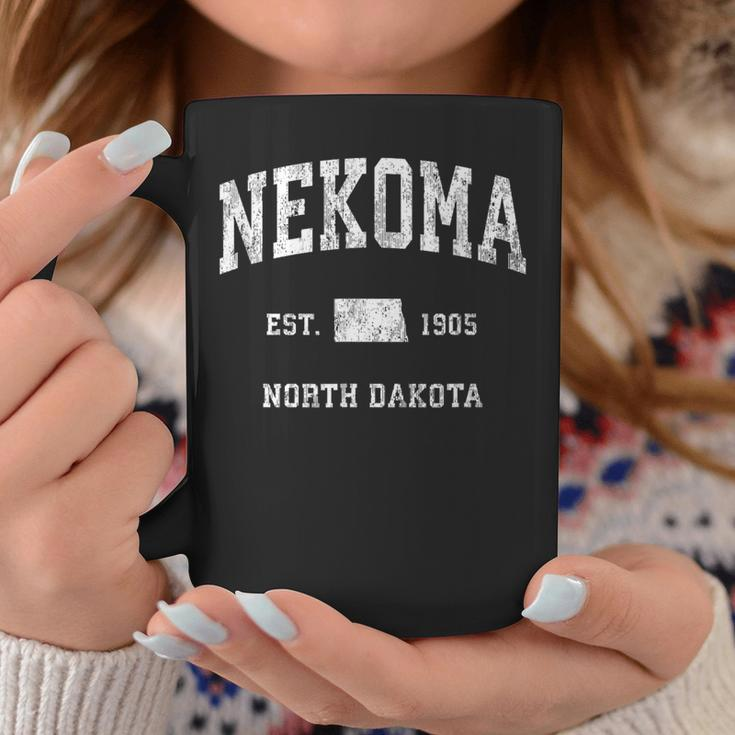 Nekoma North Dakota Nd Sportdesign Im Vintage-Stil Tassen Lustige Geschenke