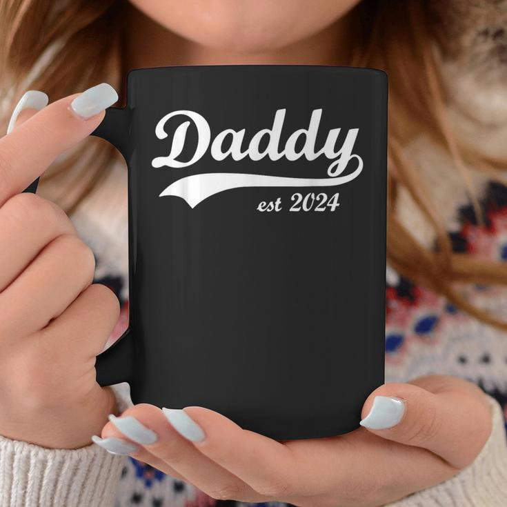 New Dad Est 2024 Daddy Est 2024 New Father Coffee Mug Funny Gifts