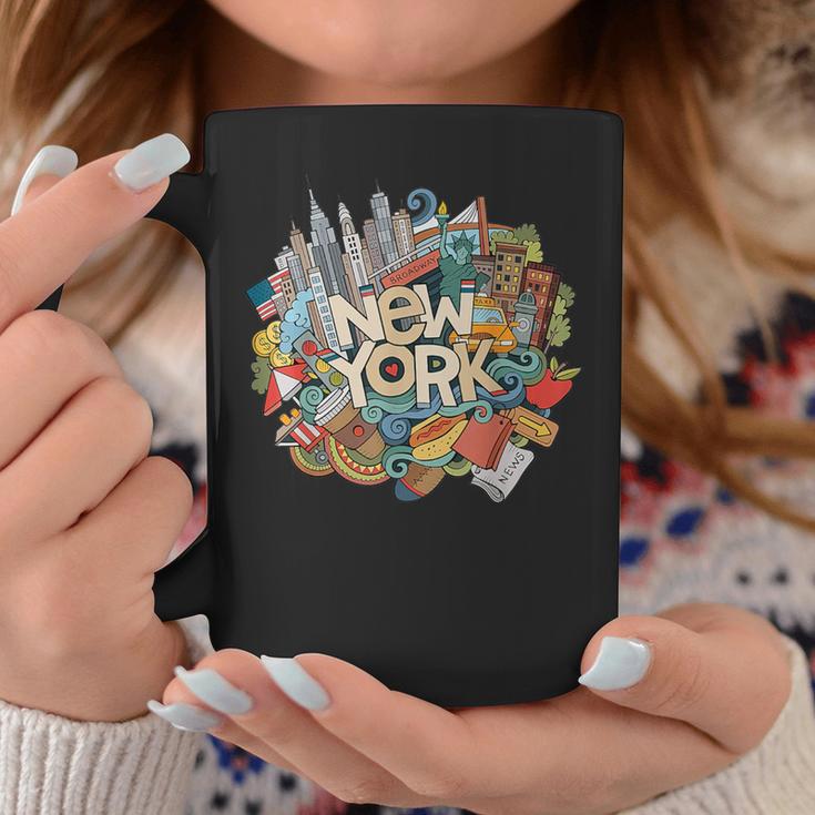 New York City Nyc Iconic Skyline Big Apple Souvenir Coffee Mug Unique Gifts