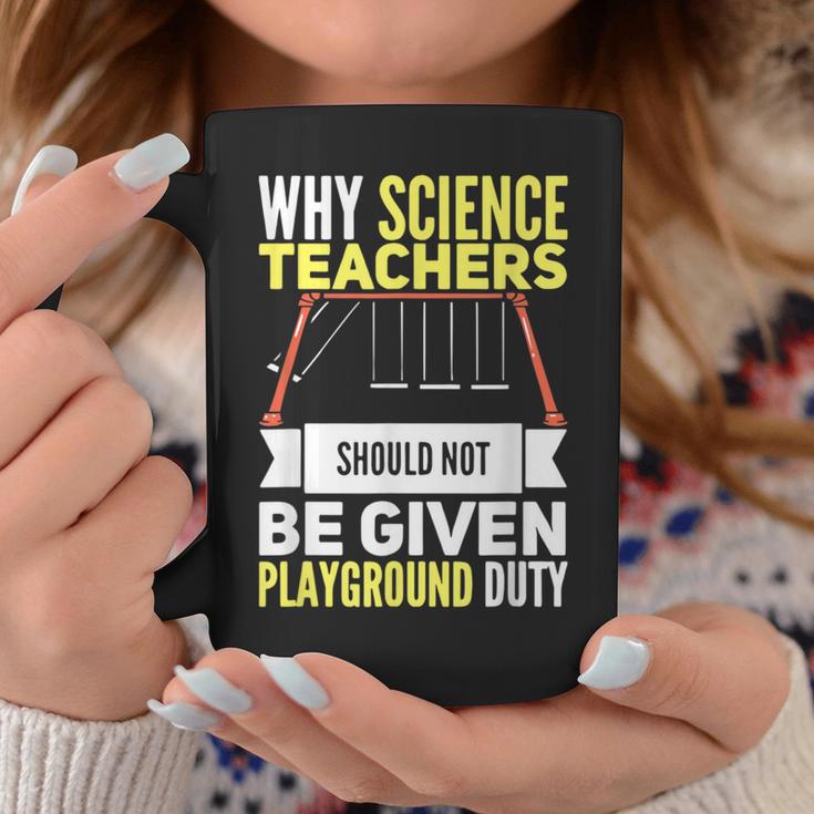 Newton's Crandle Science Teacher Playground Duty Coffee Mug Unique Gifts