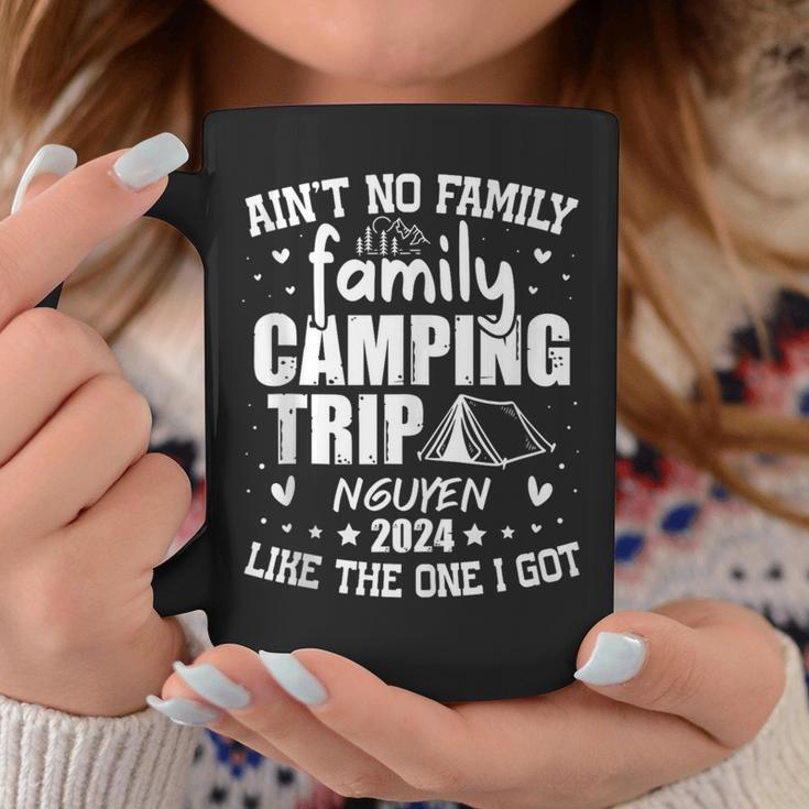 Nguyen Family Name Reunion Camping Trip 2024 Matching Coffee Mug Funny Gifts