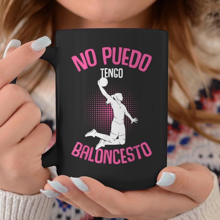 No Puedo Tengo Baloncesto Basket Niña Mujer Camiseta Taza de café Lustige Geschenke