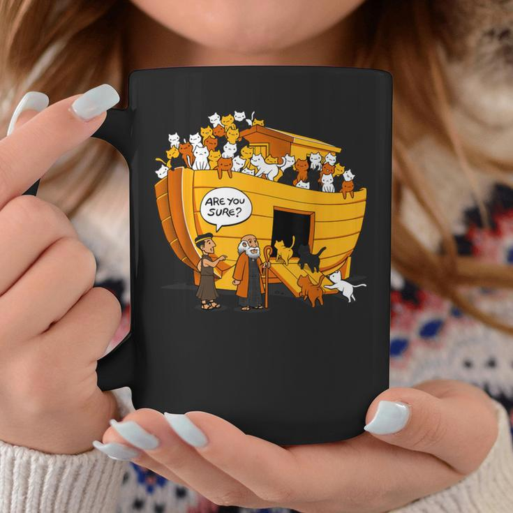 Noah's Ark Cats Breeds Religious Christian Cat Lover Bible Coffee Mug Personalized Gifts