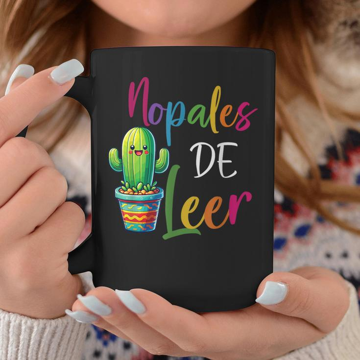 Nopales De Leer Never Stop Reading Spanish Teacher Espanol Coffee Mug Personalized Gifts