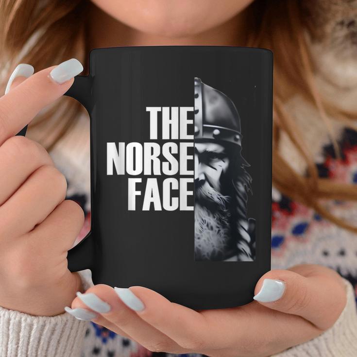 The Norse Face Viking Warrior Face Coffee Mug Unique Gifts