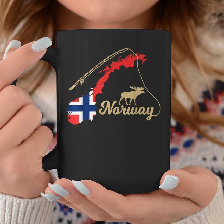 Norway Map Angel Elk Tassen Lustige Geschenke