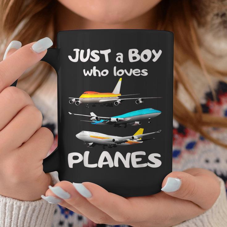 Nur Ein Junge Der Aerplanes Liebe Toddler Pilot Plane Tassen Lustige Geschenke