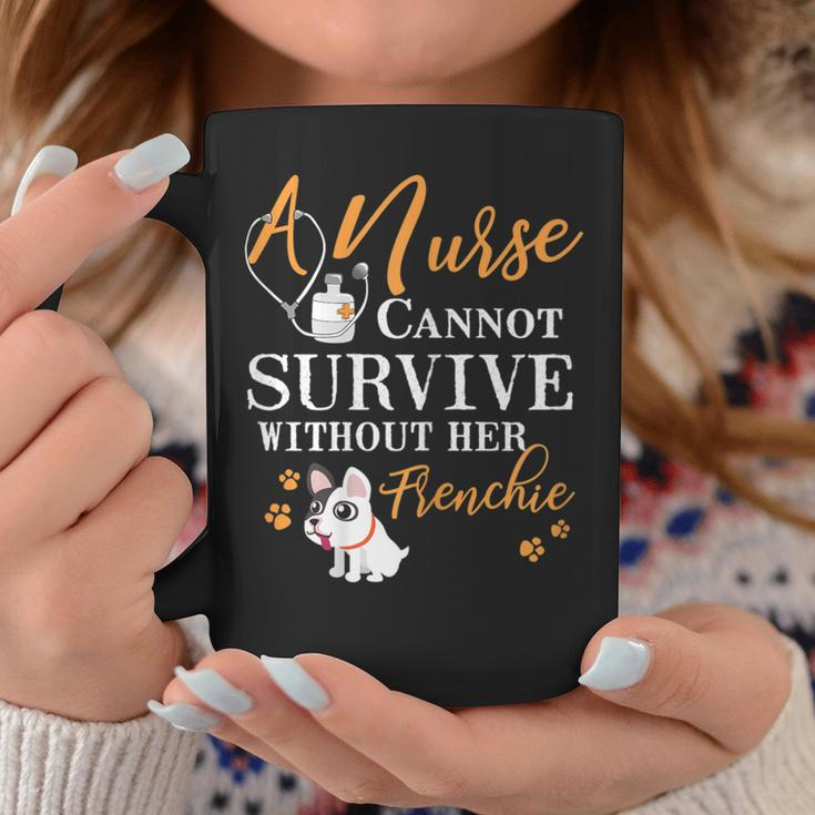 Nurse Frenchie Mom Quote Dogs Lover Coffee Mug Unique Gifts