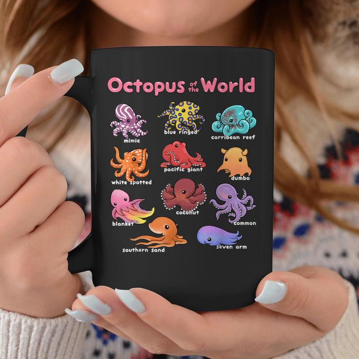 Octopus Sea Animals Of The World Octopus Lover Educational Coffee Mug Funny Gifts