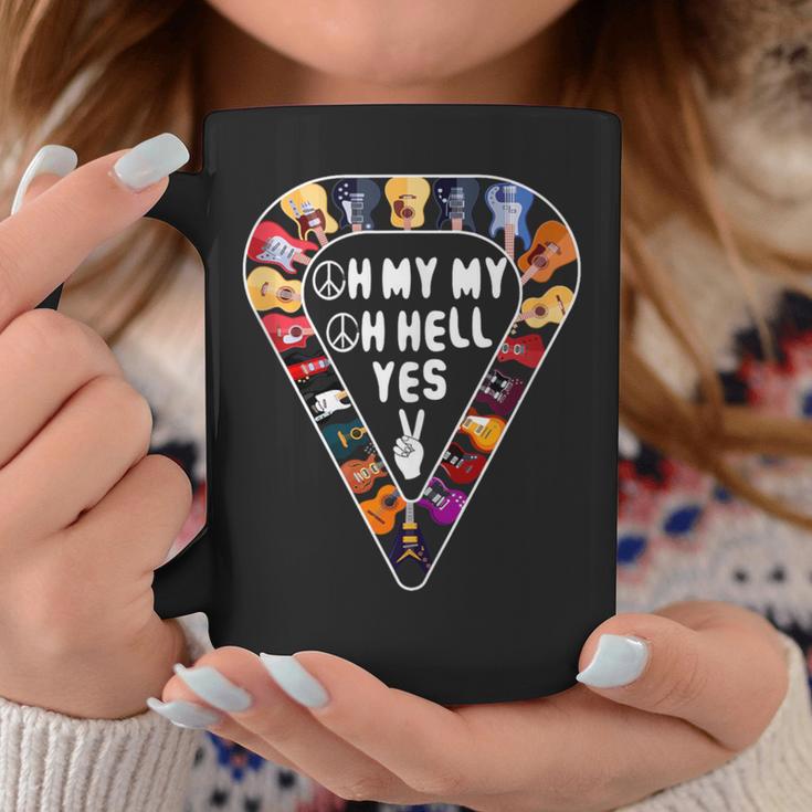 Oh My My Oh Hell Yes Retro Petty Guitar Music Lover Coffee Mug Unique Gifts