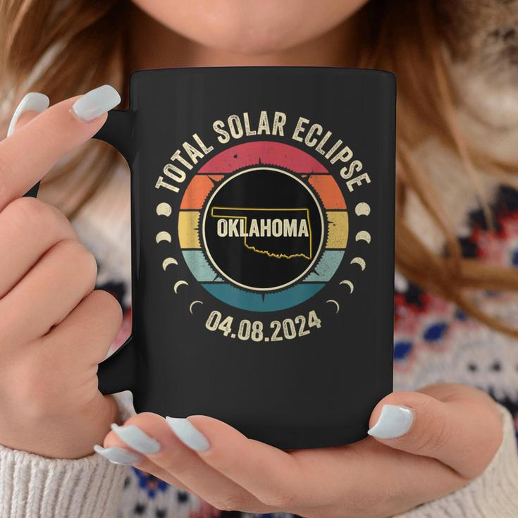Oklahoma Total Solar Eclipse 2024 American Totality April 8 Coffee Mug Unique Gifts