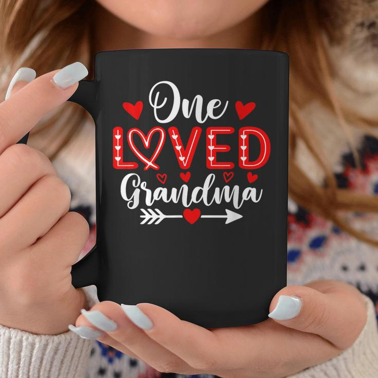One Loved Grandma Hearts Valentine's Day Coffee Mug Unique Gifts