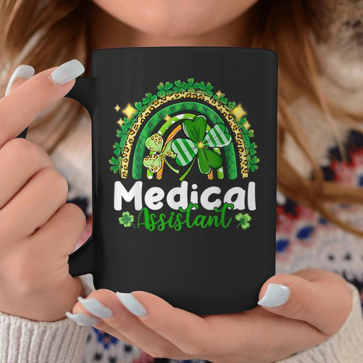 One Lucky Medical Assistant Rainbow St Patrick's Day Coffee Mug Personalized Gifts
