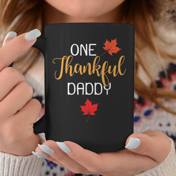 One Thankful Daddy Thanksgiving Day Family Matching Coffee Mug Unique Gifts
