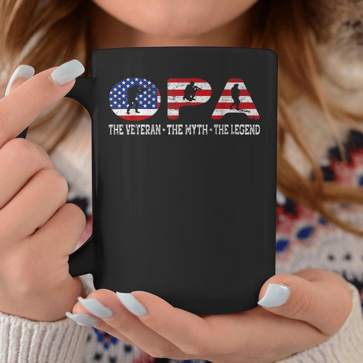Opa Veteran Myth Legend Outfit Cool Father's Day Coffee Mug Unique Gifts