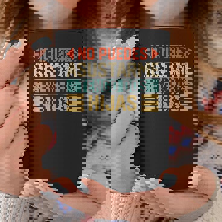 Padre E Hija Papá E Hija Tengo Dos Hijas Taza de café Regalos divertidos