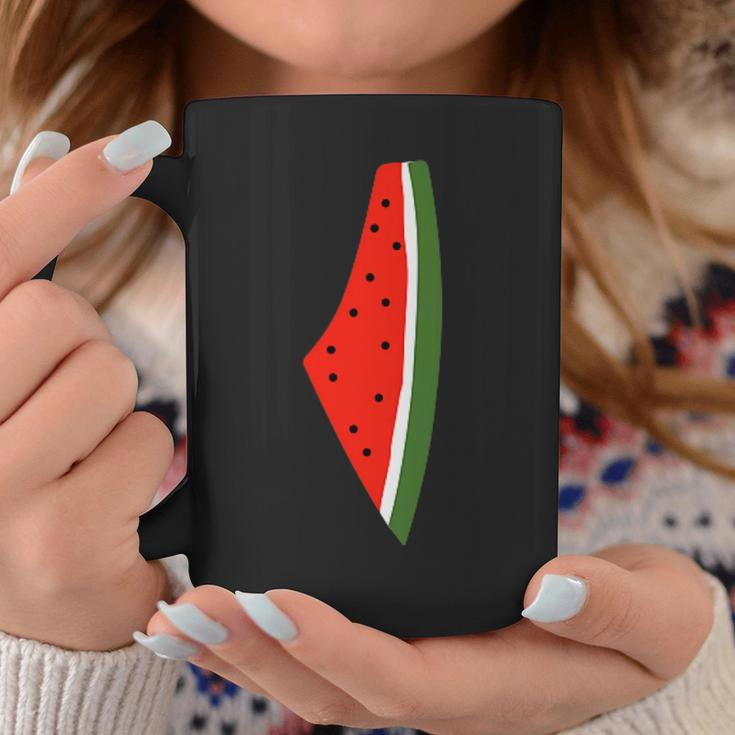 Palestine Flag Watermelon Peace 2024 Melon Coffee Mug Funny Gifts