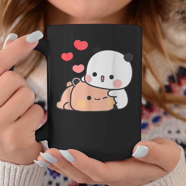 Panda Bear Hug Bubu Dudu Valentines Day's Fun Idea Coffee Mug Unique Gifts
