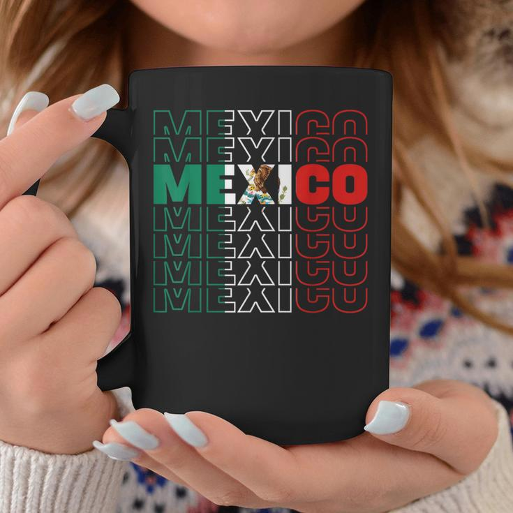 Hispanic Heritage Mexico Flag Proud Mexican Roots Pride Coffee Mug Funny Gifts