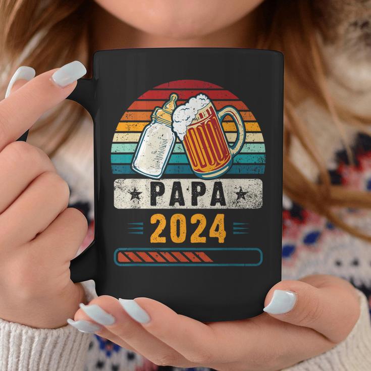 Papa 2024 Babyankündigung Werdender Papa Tassen Lustige Geschenke