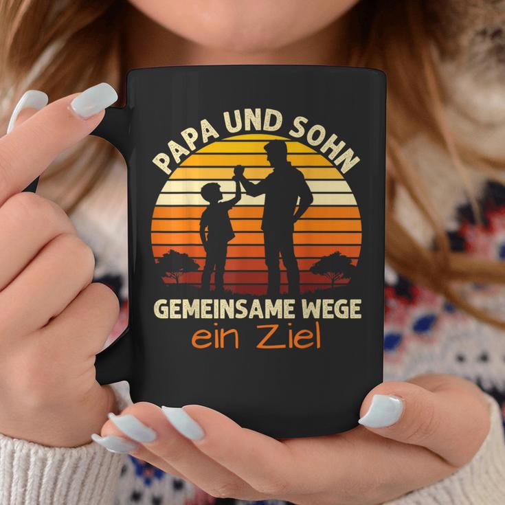 Papa & Sohn Gemeinsame Wege Ein Ziel Papaatertag Geschenke Tassen Lustige Geschenke