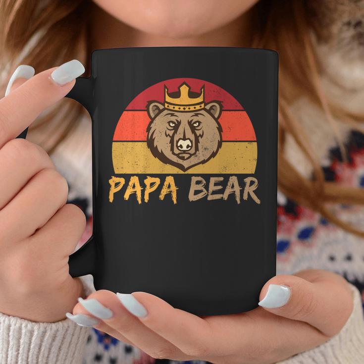 Papa Bär Papa Wildingatertagintage Tassen Lustige Geschenke