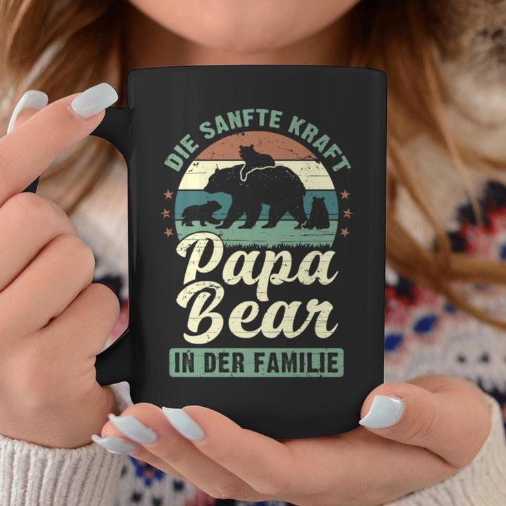 Papa Bear 3 Bären-Welpen Papa 3 Kinderatertag Bär Tassen Lustige Geschenke