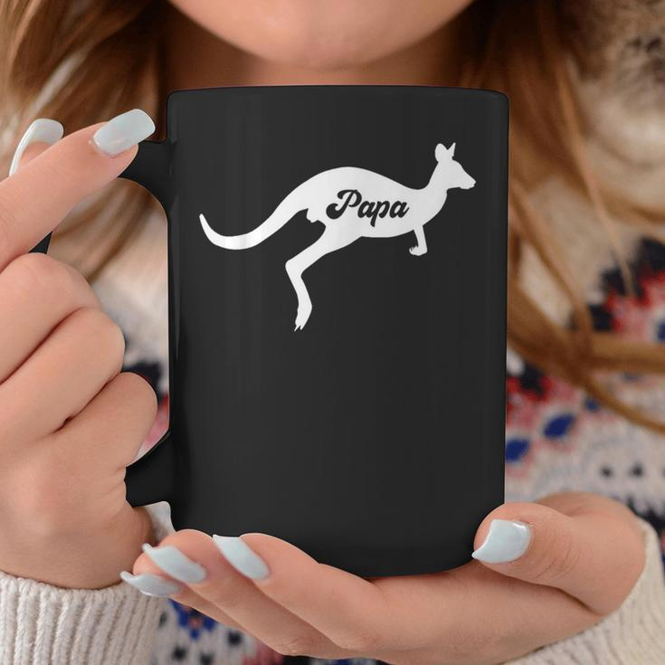 Papa Kangaroo Dad Kangaroo Family Matching Coffee Mug Unique Gifts