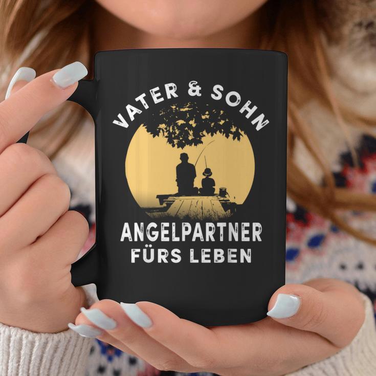 Papa Sohn Angler Geschenkater Sohn Angelpartner Angeln Tassen Lustige Geschenke