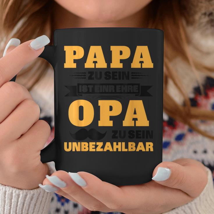 Papa Zu Sein Ist Eine Ehre Opa Zu Sein Unbezahlbar Tassen Lustige Geschenke