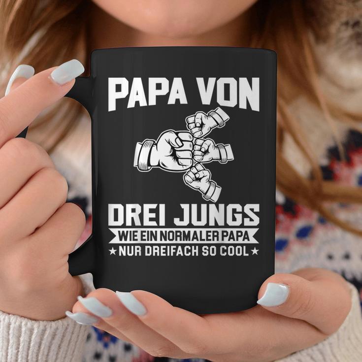 With Papaon Drei Jungs Wie Papa German Tassen Lustige Geschenke