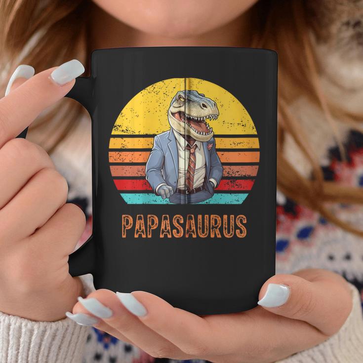 Papasaurus Papaatertag Bester T-Rex Papaatertagater Kapuzenjacke Tassen Lustige Geschenke