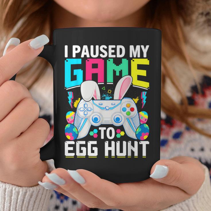 I Paused My Game To Egg Hunt Video Game Happy Easter Boys Coffee Mug Unique Gifts