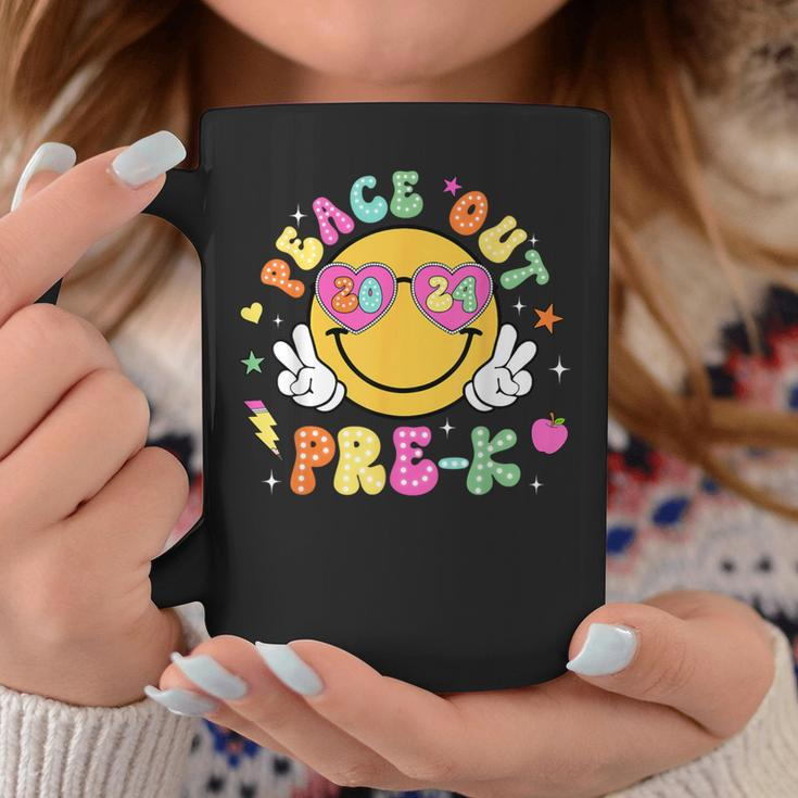 Peace Out Pre-K Cute Groovy Last Day Of Pre-K Coffee Mug Unique Gifts