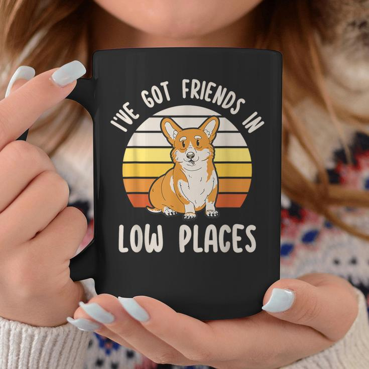 Pembroke Welsh Corgi Dog I've Got Friends In Low Places Coffee Mug Personalized Gifts