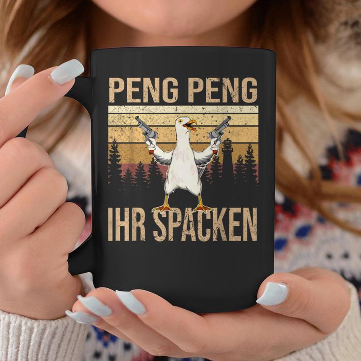 Peng Peng Ihr Spacken Tassen, Vintage Gänse-Design Lustig Lustige Geschenke