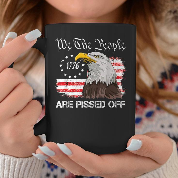 We The People Are Pissed Off Vintage Us American Flag Eagle Coffee Mug Personalized Gifts