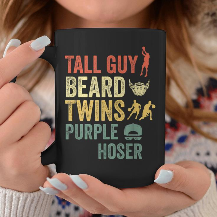 Perfect For Kids Dudetall Guy Beard Twins Purple Hoser Coffee Mug Unique Gifts