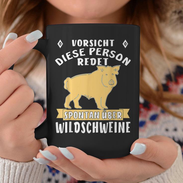 Person Redet Über Wildschweine Sau Jagen Wildsau Hunter Person R S Tassen Lustige Geschenke