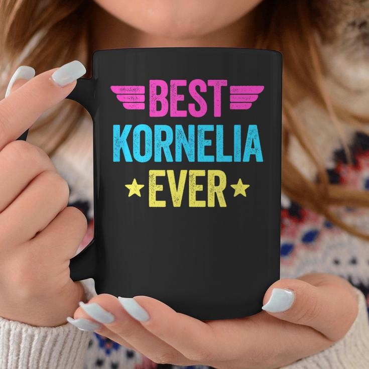 Personalisiertes Tassen Beste Kornelia Ever, Buntes Design Lustige Geschenke