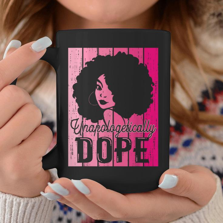 Pink Black History Month Unapologetically Dope Black Pride Coffee Mug Unique Gifts